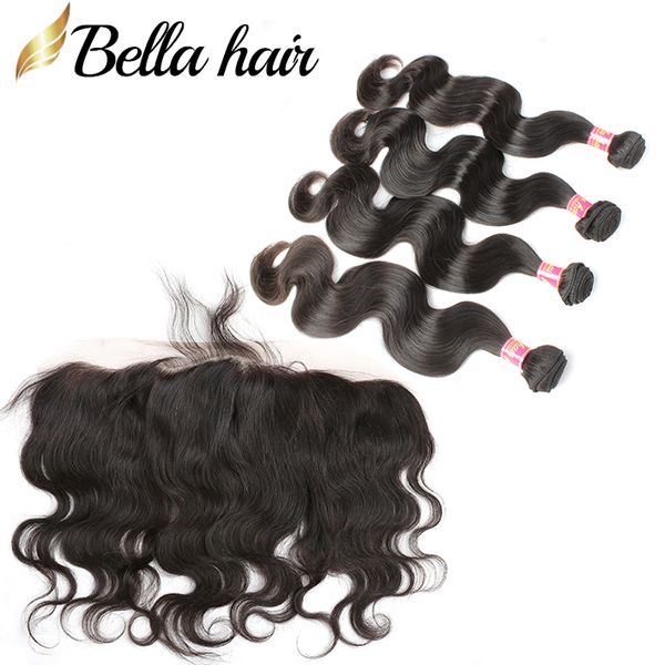 brazilian body wave 4 bundles with lace frontal 13x4 human hair frontal virgin hair extensions double weft natural color bellahair, Black;brown
brazilian body wave 4 bundles with lace frontal 13x4 human hair frontal virgin hair extensions double weft natural color bellahair, Black;brown