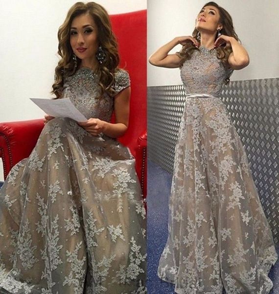 elegant grey a line evening dress lace sash red carpet formal gowns new coming short sleeve crystal beads custom made appliques classic, Black;red
elegant grey a line evening dress lace sash red carpet formal gowns new coming short sleeve crystal beads custom made appliques classic, Black;red