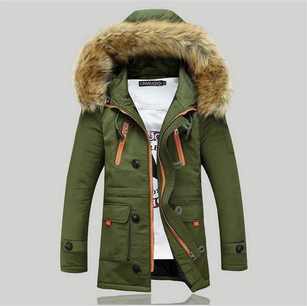 wholesale- 2015 new winter mens parka clothing thicking men jacket coat with fur hood jackets men plus size vestidos sale, Black
wholesale- 2015 new winter mens parka clothing thicking men jacket coat with fur hood jackets men plus size vestidos sale, Black