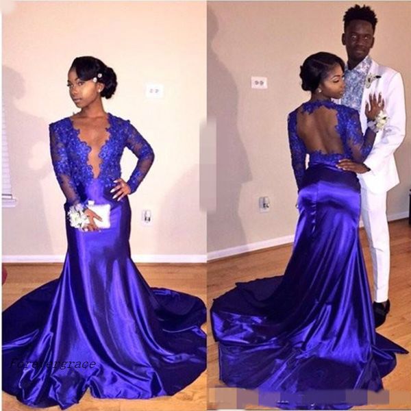 long sleeves mermaid prom dress applique black girl formal sweep train formal evening party gown custom made plus size
long sleeves mermaid prom dress applique black girl formal sweep train formal evening party gown custom made plus size