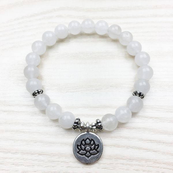 sn1012 women`s bracelet white lotus bracelet calming agate jewelry healing intention mala bracelet fashion jewelry wholesale, Black
sn1012 women`s bracelet white lotus bracelet calming agate jewelry healing intention mala bracelet fashion jewelry wholesale, Black