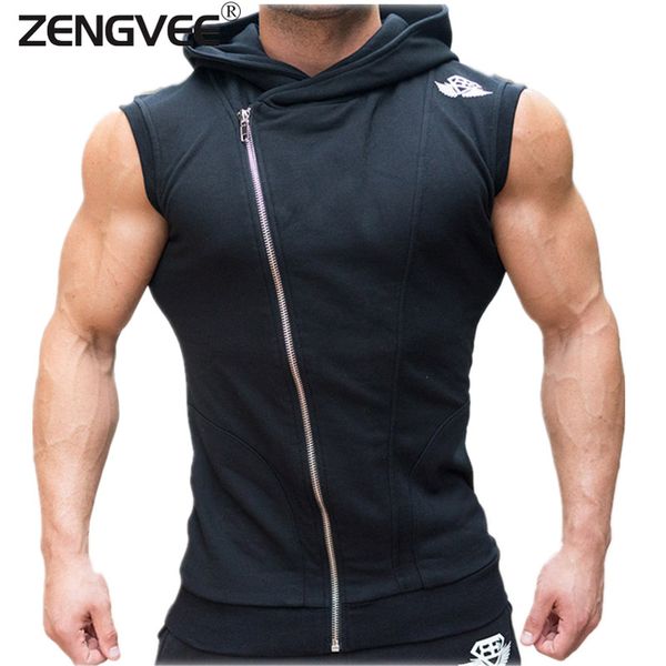 wholesale- men hoodies mens jackets solid color sleeveless men clothing sportwear muscle tracksuit zipper jackets, Black;white
wholesale- men hoodies mens jackets solid color sleeveless men clothing sportwear muscle tracksuit zipper jackets, Black;white