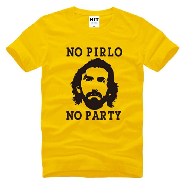 italian football star andrea pirlo t shirts men cotton short sleeve no pirlo no party printed men's t-shirt sport tee, White;black
italian football star andrea pirlo t shirts men cotton short sleeve no pirlo no party printed men's t-shirt sport tee, White;black