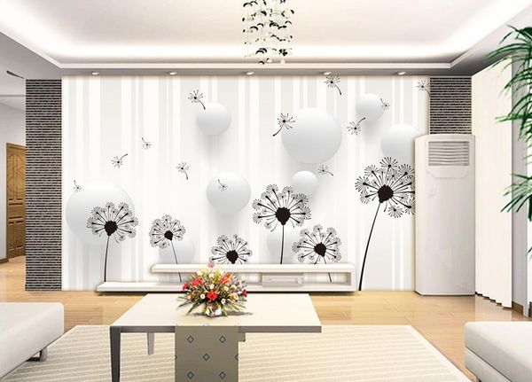 home bedroom decoration modern simple three-dimensional black dandelion background wall
home bedroom decoration modern simple three-dimensional black dandelion background wall