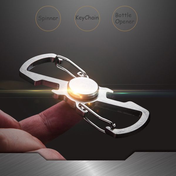 stainless steel keychains bottle opener hand spinners multifunction fingertip gyro keyring key chain opener fidget spinner decompression toy, Silver
stainless steel keychains bottle opener hand spinners multifunction fingertip gyro keyring key chain opener fidget spinner decompression toy, Silver