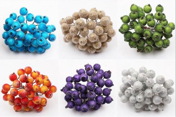 new design 20pcs/40head mini fake fruit glass berries artificial pomegranate red cherry bouquet stamen christmas decorative double heads
new design 20pcs/40head mini fake fruit glass berries artificial pomegranate red cherry bouquet stamen christmas decorative double heads
