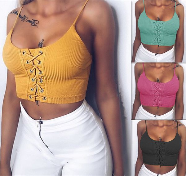 Women Fashion Lace up Cami Sleeveless Tops Bustier Bra Vest Tight Crop Top Bralette Sleeveless Blouse Tank Shirt
Women Fashion Lace up Cami Sleeveless Tops Bustier Bra Vest Tight Crop Top Bralette Sleeveless Blouse Tank Shirt