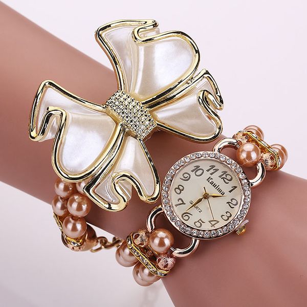wengle 2017 new personality ms. creative pearl bowknot fashion watch, Slivery;brown
wengle 2017 new personality ms. creative pearl bowknot fashion watch, Slivery;brown