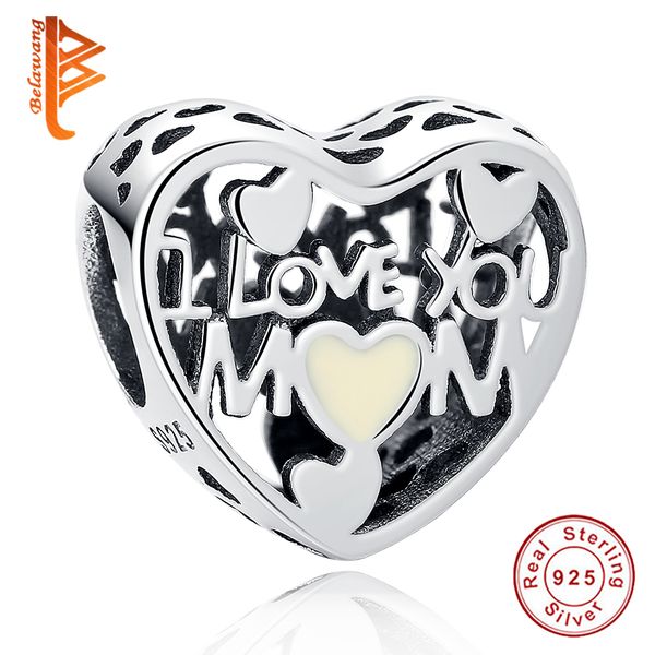 BELAWANG Best Gift For Mother's Day 925 Sterling Silver Enamel Heart Shape Charm Beads fit Pandora Charm Bracelet&Necklace Jewelry Making
BELAWANG Best Gift For Mother's Day 925 Sterling Silver Enamel Heart Shape Charm Beads fit Pandora Charm Bracelet&Necklace Jewelry Making