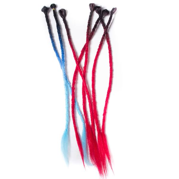 ombre color 22inch soft synthetic braiding hair dreadlocks crochet hair extensions ynthetic crochet braids dreads handwork blonde extensions, Black
ombre color 22inch soft synthetic braiding hair dreadlocks crochet hair extensions ynthetic crochet braids dreads handwork blonde extensions, Black