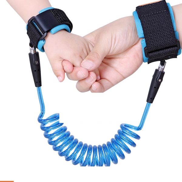 Adjustable Kids Safety Harness Child Wrist Leash Anti-lost Link Children Belt Walking Assistant Baby Walker Wristband 1.5/2/2.5m