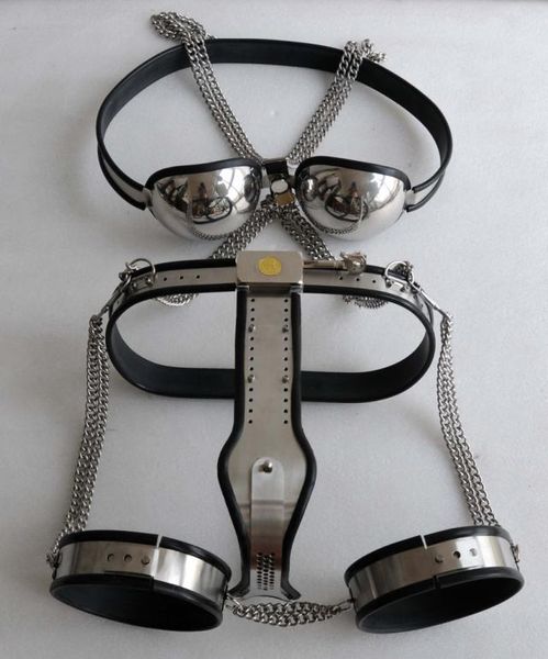 bondage gear chastity bra +t-model fully adjustable & lockable female chastity devices belt pair thigh 5pc set bondage set
bondage gear chastity bra +t-model fully adjustable & lockable female chastity devices belt pair thigh 5pc set bondage set