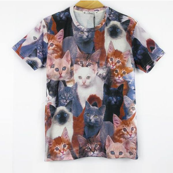 wholesale-ynm new fashion women men 3d animal print t shirt cute cats double printed funny t-shirts galaxy short sleeves tshirts tee, White
wholesale-ynm new fashion women men 3d animal print t shirt cute cats double printed funny t-shirts galaxy short sleeves tshirts tee, White