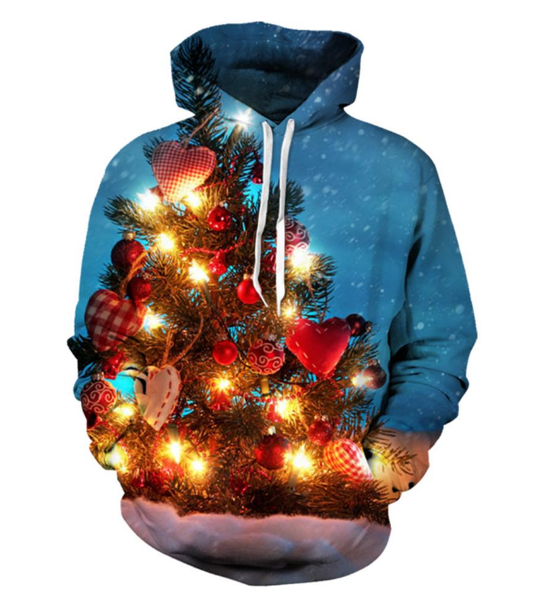 новые моды женщины / мужчины blue christmas tree забавный 3d printed повседневный толстовки толстовка plus размер 56, Black
новые моды женщины / мужчины blue christmas tree забавный 3d printed повседневный толстовки толстовка plus размер 56, Black