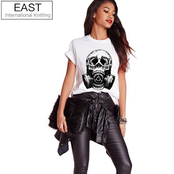 wholesale- east knitting h631 2016 new harajuku t shirt women skull gas mask printed funny t-shirt white short sleeve summer tees plus size
wholesale- east knitting h631 2016 new harajuku t shirt women skull gas mask printed funny t-shirt white short sleeve summer tees plus size