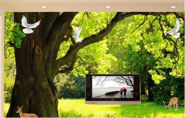 customized wallpaper for walls scenic green woods 3d murals wallpaper for living room
customized wallpaper for walls scenic green woods 3d murals wallpaper for living room