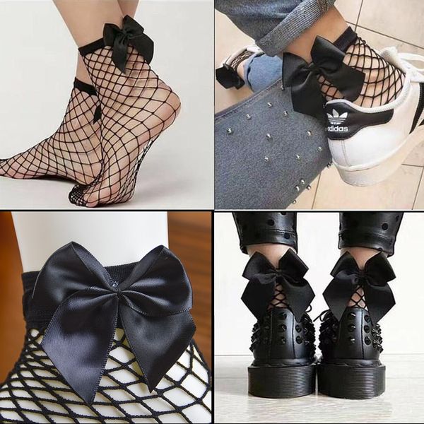 fashion cute casual women bowknot fishnet socks ruffle fishnet mesh lace fish net bowknot ankle high short socks black color with bowknot, Black;white
fashion cute casual women bowknot fishnet socks ruffle fishnet mesh lace fish net bowknot ankle high short socks black color with bowknot, Black;white