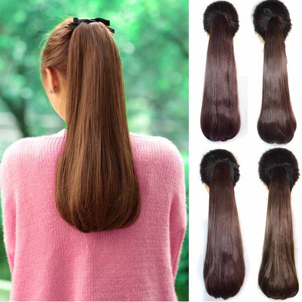 sara drawstring ribbon straight ponytail 45cm 18inch clip in hair extensions popular pony tail synthetic hair pieces ponytails, Black
sara drawstring ribbon straight ponytail 45cm 18inch clip in hair extensions popular pony tail synthetic hair pieces ponytails, Black