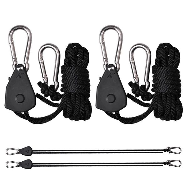 2pcs/set 150lb 1/8 YOYO Rope Ratchet Hanger for Grow Tent Room Flower veg Growth bloom Garden Supplies
2pcs/set 150lb 1/8 YOYO Rope Ratchet Hanger for Grow Tent Room Flower veg Growth bloom Garden Supplies