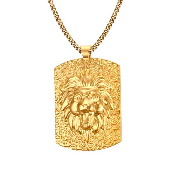 punk men's animal lion head shape necklaces & pendants gold plated stainless steel necklace men jewelry pn-584, Silver
punk men's animal lion head shape necklaces & pendants gold plated stainless steel necklace men jewelry pn-584, Silver