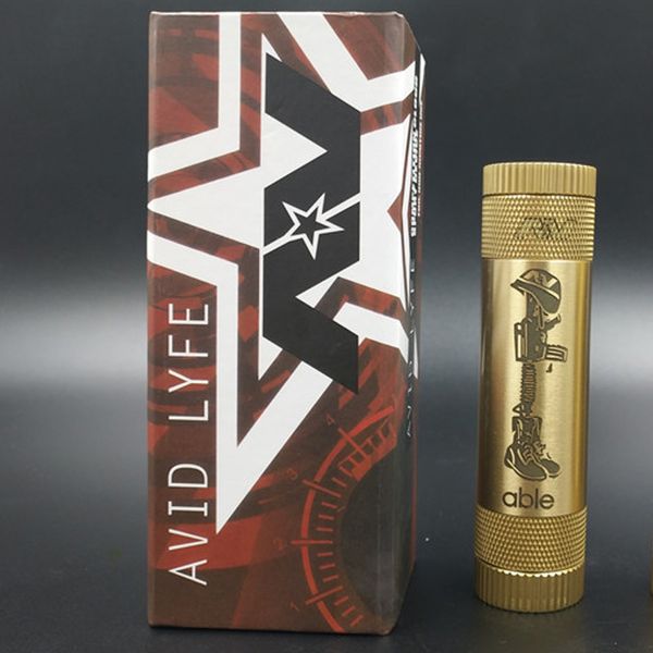 Able XL Soldier Mod AV Avid Lyfe Mechanical Mod Fit 18650 Battery Electronic Cigarette Brass Material DHL Free
Able XL Soldier Mod AV Avid Lyfe Mechanical Mod Fit 18650 Battery Electronic Cigarette Brass Material DHL Free