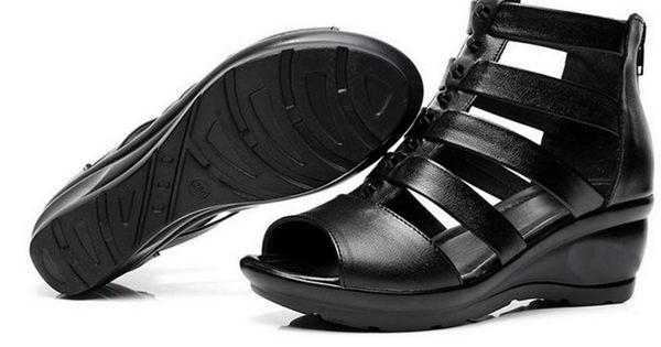 the 2017 summer sandals with non-slip thick with high waterproof shoes furuisource, Black
the 2017 summer sandals with non-slip thick with high waterproof shoes furuisource, Black