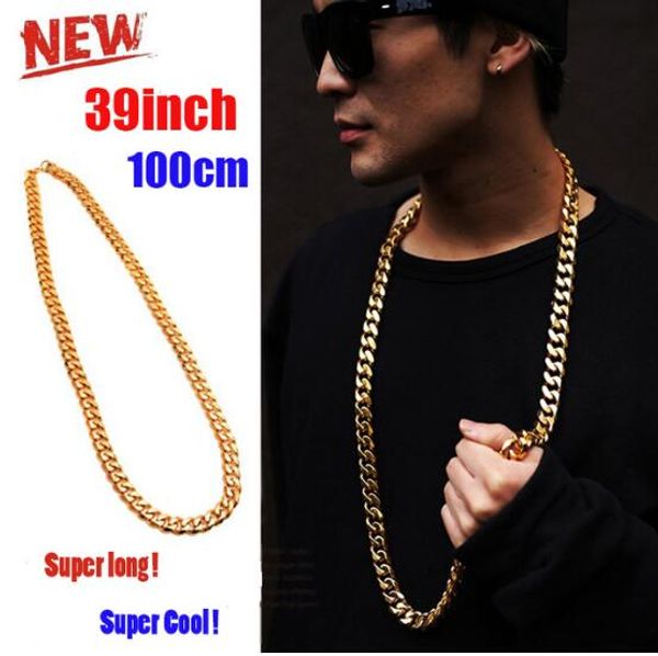 gold plated tide Cuban Link Chain Gold Plated Necklace 8 MM 26''39'' Gold Chain For Men High Quality Trendy Hip Hop Bling Jewelry
gold plated tide Cuban Link Chain Gold Plated Necklace 8 MM 26''39'' Gold Chain For Men High Quality Trendy Hip Hop Bling Jewelry