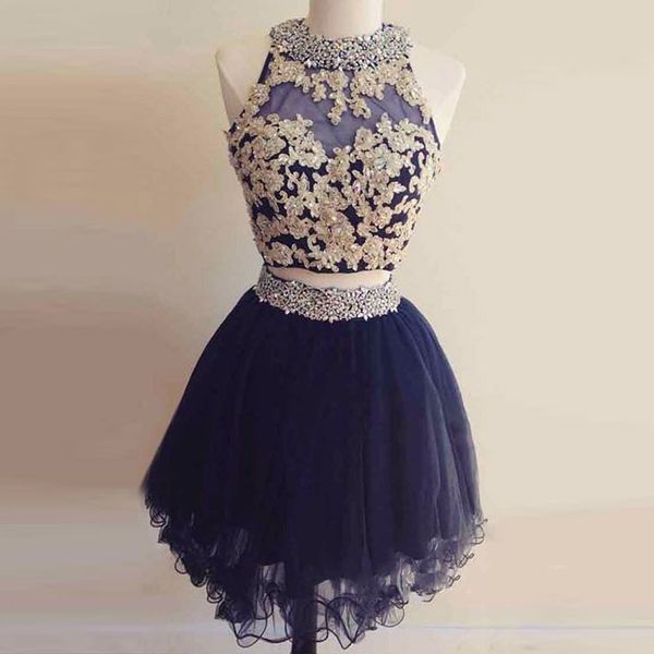 new design girls sweet 16 dress a line halter neck navy blue homecoming dress gold lace beading two pieces homecoming gowns short tulle, Blue;pink
new design girls sweet 16 dress a line halter neck navy blue homecoming dress gold lace beading two pieces homecoming gowns short tulle, Blue;pink