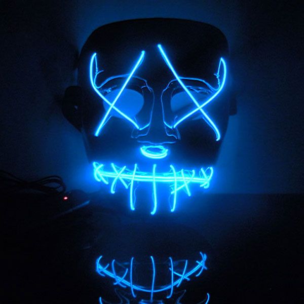 wholesale- 2016 new year flash el wire led glowing fashion funny mask for party sale
wholesale- 2016 new year flash el wire led glowing fashion funny mask for party sale