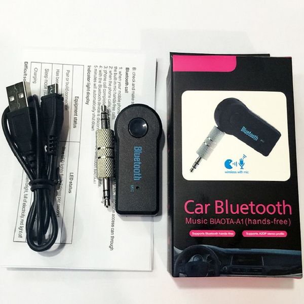 universal 3.5mm bluetooth car kit a2dp wireless aux audio music receiver adapter handswith mic for phone mp3 retail box
universal 3.5mm bluetooth car kit a2dp wireless aux audio music receiver adapter handswith mic for phone mp3 retail box