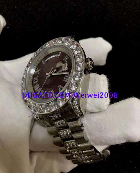 3 style mens swiss watch automatic watch red dial roman numeral diamond dial and bezel 41mm/44mm 218248, Slivery;brown
3 style mens swiss watch automatic watch red dial roman numeral diamond dial and bezel 41mm/44mm 218248, Slivery;brown