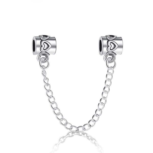 20pcs drop shipping silver plated charm hearts safety chain european floating charms beads fits pandora snake chain bracelet diy jewelry, Black
20pcs drop shipping silver plated charm hearts safety chain european floating charms beads fits pandora snake chain bracelet diy jewelry, Black