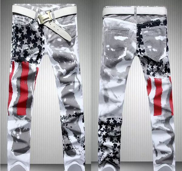 new fashion mens designer jeans men robin jeans famous brand denim with wings american flag plus size, Blue
new fashion mens designer jeans men robin jeans famous brand denim with wings american flag plus size, Blue