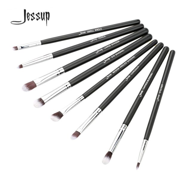 jessup eye brushes set blend shadow angled eyeliner smoked bloom makeup brush black silver 8pcs set make up kit cosmetics tool
jessup eye brushes set blend shadow angled eyeliner smoked bloom makeup brush black silver 8pcs set make up kit cosmetics tool