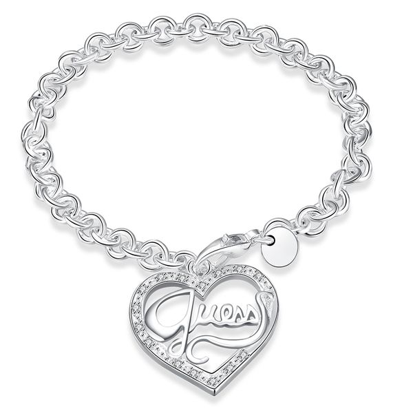 Hot Sale! High Quality Plated Silver Bracelet, Plated Silver Fashion Jewelry, Romantic Peach Heart Bracelet KDH225
Hot Sale! High Quality Plated Silver Bracelet, Plated Silver Fashion Jewelry, Romantic Peach Heart Bracelet KDH225