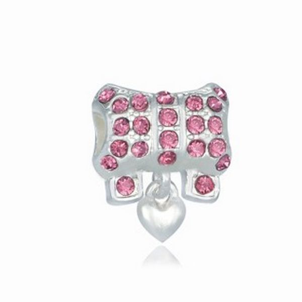 fits pandora charm bracelet european charms beads silver plated bowknot crystal colour loose charms for diy european style snake charm chain, Black
fits pandora charm bracelet european charms beads silver plated bowknot crystal colour loose charms for diy european style snake charm chain, Black