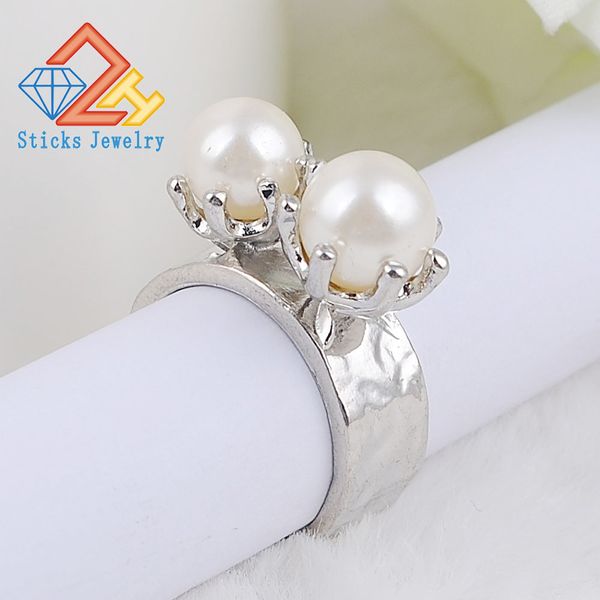 new lady alloy rings milk 100% white recycled material pearl 1piece / lot lot dropship, Golden;silver
new lady alloy rings milk 100% white recycled material pearl 1piece / lot lot dropship, Golden;silver