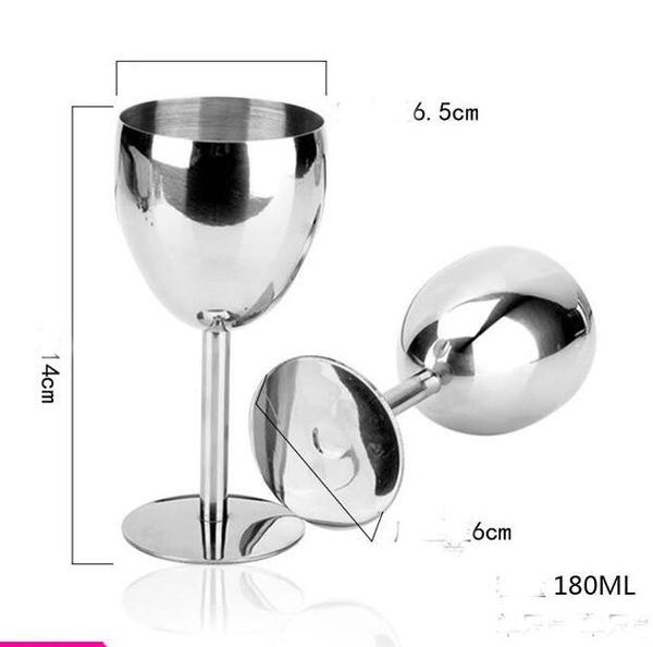 14cm goblet cup stainless steel red wine glasses stemware bar restaurant brand new good quality drink cups tools
14cm goblet cup stainless steel red wine glasses stemware bar restaurant brand new good quality drink cups tools