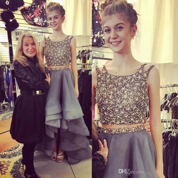 two pieces little girls dress for wedding beading bling bling flower girl dresses sleeveless junior bridesmaid gown custom made, White;blue
two pieces little girls dress for wedding beading bling bling flower girl dresses sleeveless junior bridesmaid gown custom made, White;blue