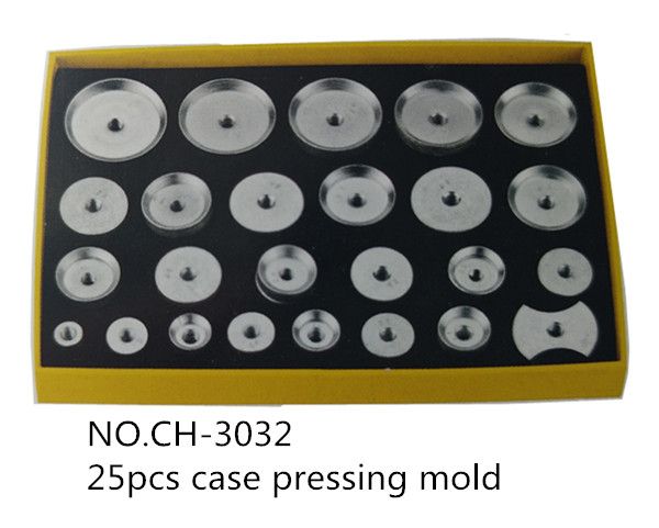 wholesale- new 25pcs watch back case metal aluminum closer press dies watch repair tool
wholesale- new 25pcs watch back case metal aluminum closer press dies watch repair tool