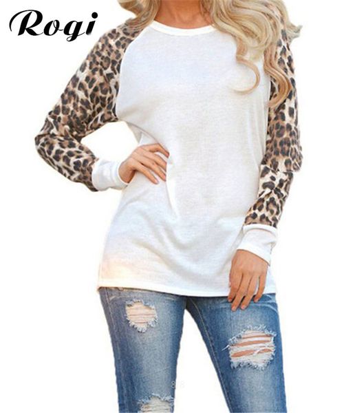 wholesale- rogi female t-shirt 2017 women long sleeve leopard print harajuku tee shirts jumper tees camisetas mujer chemise femme 5xl, White
wholesale- rogi female t-shirt 2017 women long sleeve leopard print harajuku tee shirts jumper tees camisetas mujer chemise femme 5xl, White