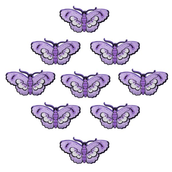 10pcs lavender butterfly patches insect badges for clothing iron embroidered patch applique iron on patches sewing accessories, Black
10pcs lavender butterfly patches insect badges for clothing iron embroidered patch applique iron on patches sewing accessories, Black