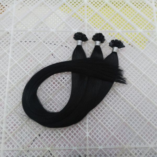 elibess-fusion hair extension keratin u tip virgin hair 1color 1 gram 100pcs each strand nail tip pre bonded straight human hair, Black
elibess-fusion hair extension keratin u tip virgin hair 1color 1 gram 100pcs each strand nail tip pre bonded straight human hair, Black