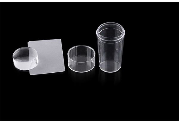 two pieces silicone seal transparent large-size stamper with acrylic scraper nail art tools printing stamp set e056, White
two pieces silicone seal transparent large-size stamper with acrylic scraper nail art tools printing stamp set e056, White