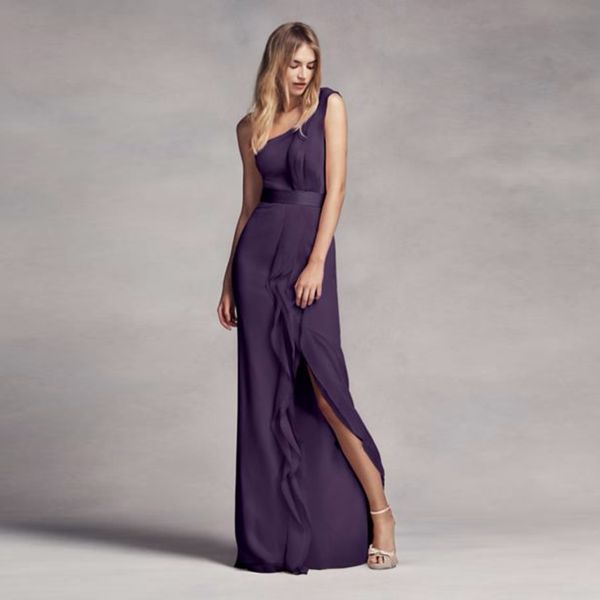 vestidos de festa long one-shoulder bridesmaid dress with ruffles skirt chiffon vw360274 wedding party dress evening dress formal dresses, White;pink
vestidos de festa long one-shoulder bridesmaid dress with ruffles skirt chiffon vw360274 wedding party dress evening dress formal dresses, White;pink