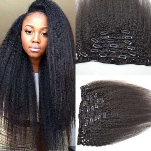 7pcs/set 100% mongolian human remy kinky straight clip ins natural color 12-26inch virgin human hair extensions g-easy, Black;brown
7pcs/set 100% mongolian human remy kinky straight clip ins natural color 12-26inch virgin human hair extensions g-easy, Black;brown