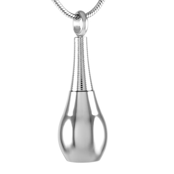 bottle stainless steel cremation pendant necklace memory ashes keepsake urn necklace, Silver
bottle stainless steel cremation pendant necklace memory ashes keepsake urn necklace, Silver