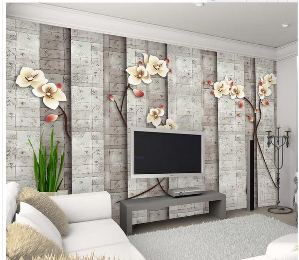 european style retro stereo flower mural background wall wallpaper for walls 3 d for living room
european style retro stereo flower mural background wall wallpaper for walls 3 d for living room