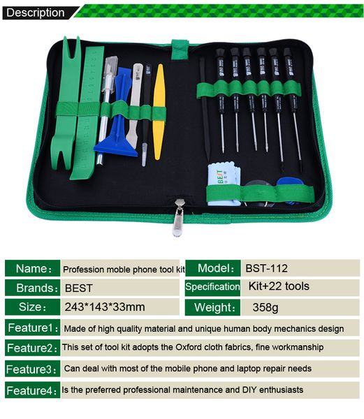 good reapair tools bst-112 screwdriver 22 items in 1 screwdriver set screwdriver kit for mobile phone and lapwith ing
good reapair tools bst-112 screwdriver 22 items in 1 screwdriver set screwdriver kit for mobile phone and lapwith ing