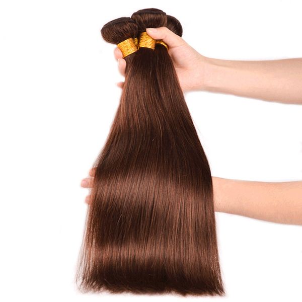 #4 light brown color indian virgin hair 3 bundles 100g/set indian straight virgin hair 10" to 28" raw indian straight human hair n, Black
#4 light brown color indian virgin hair 3 bundles 100g/set indian straight virgin hair 10" to 28" raw indian straight human hair n, Black